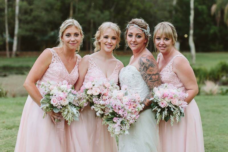 Bridal hairstyling Bridal makeup artist Mt Tamborine