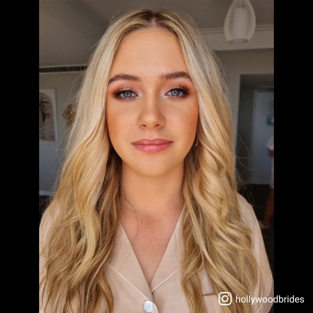 Natural Wedding hair and makeup