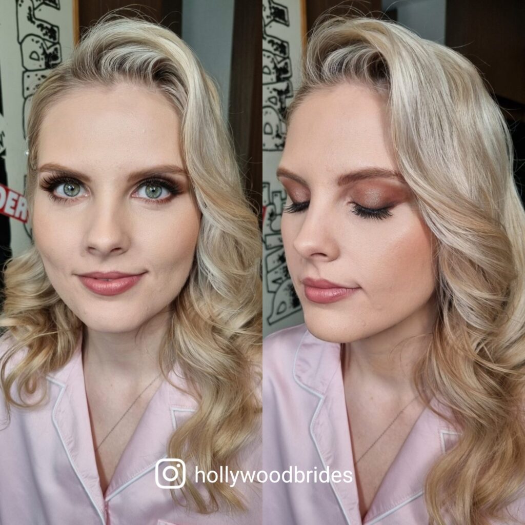 Soft wedding makeup