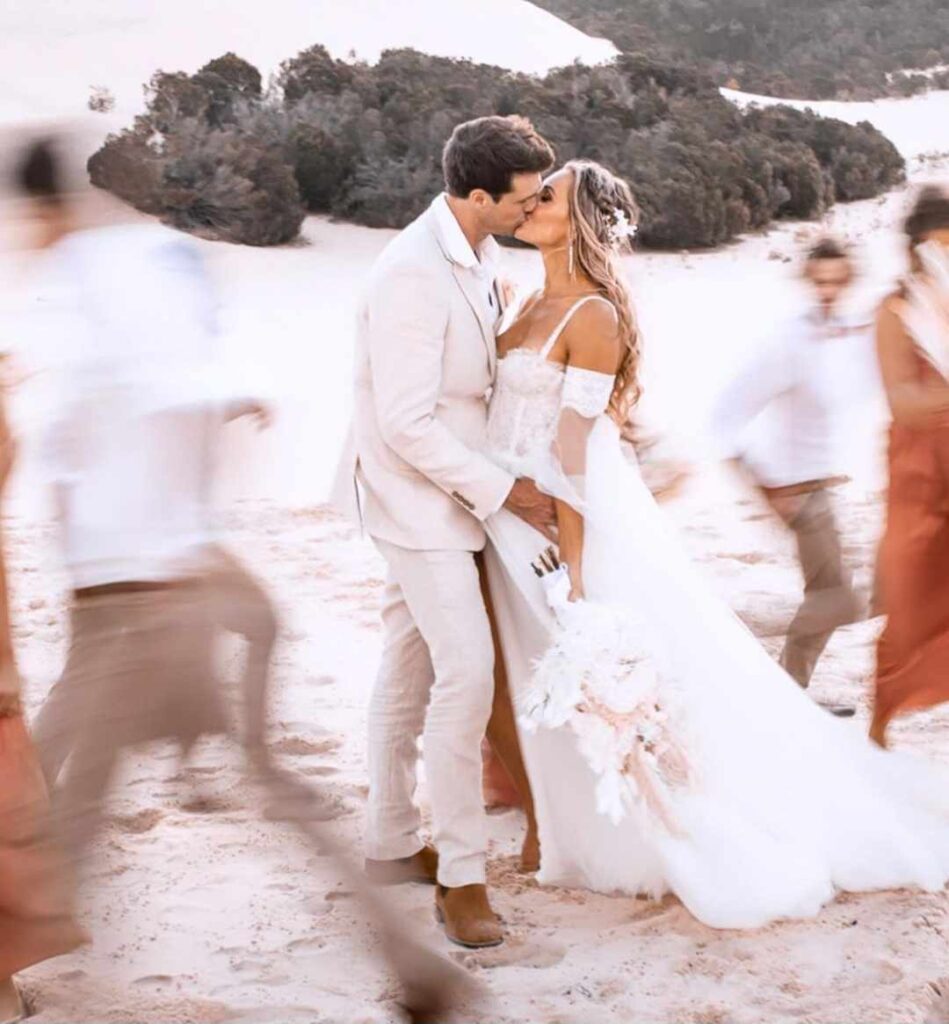 Wedding hair and makeup Tangalooma Island