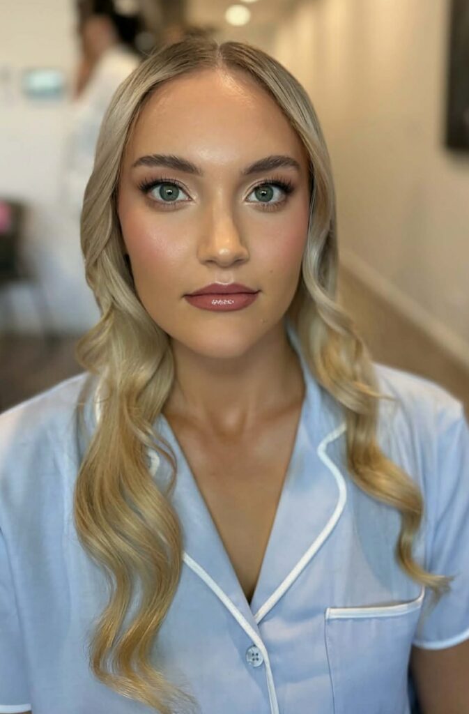 Bridal Hair And Makeup Sunshine Coast Bride Natural Soft Glam Look